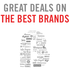 GREAT DEALS ON THE BEST BRANDS