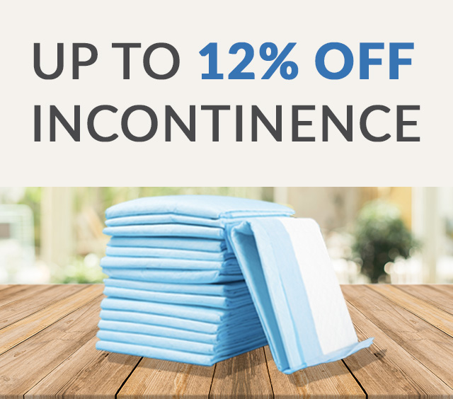 UP TO 12% OFF INCONTINENCE