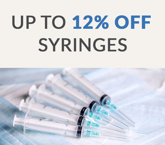 UP TO 12% OFF SYRINGES