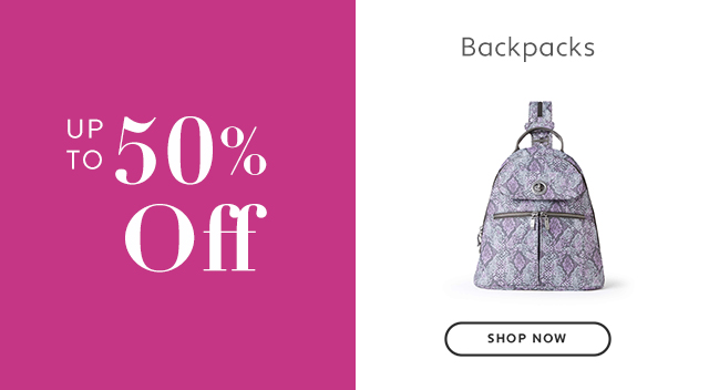 Backpacks 50% Off 