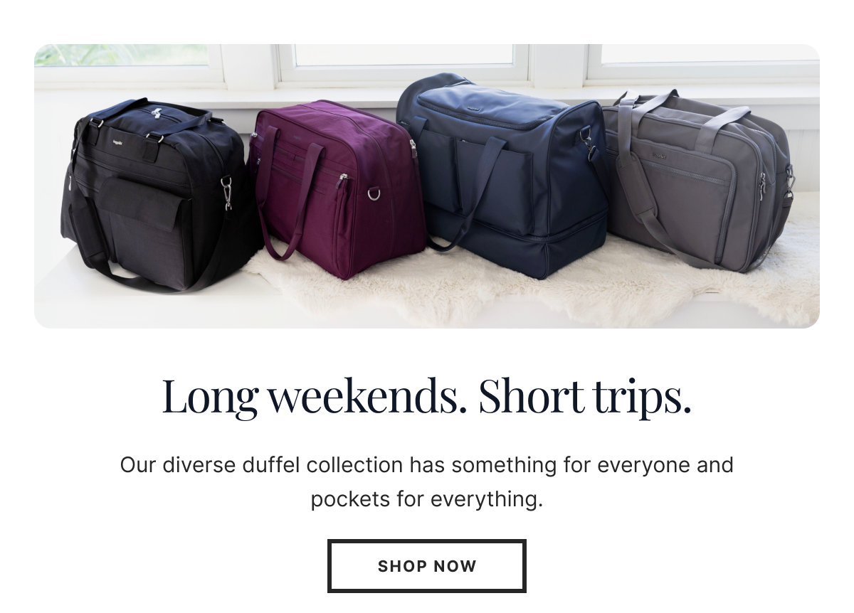 Shop Duffels >