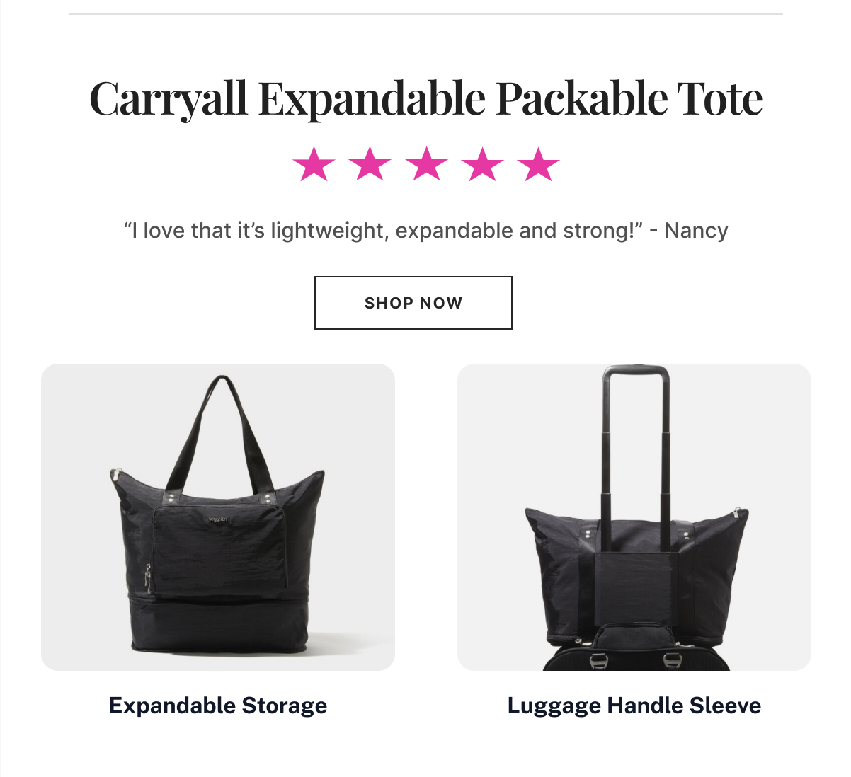 Carryall Packable Tote