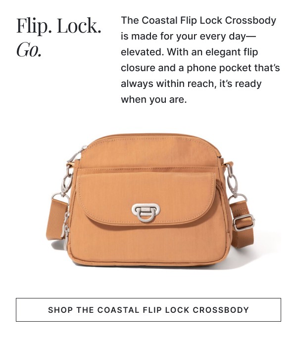 Shop Coastal Flip Lock Crossbody