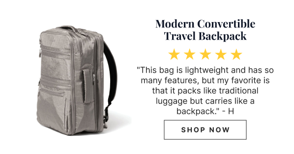 Modern Convertible Travel Backpack