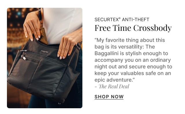 Securtex Anti-Theft Free Time Crossbody >