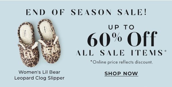 End of Season Sale