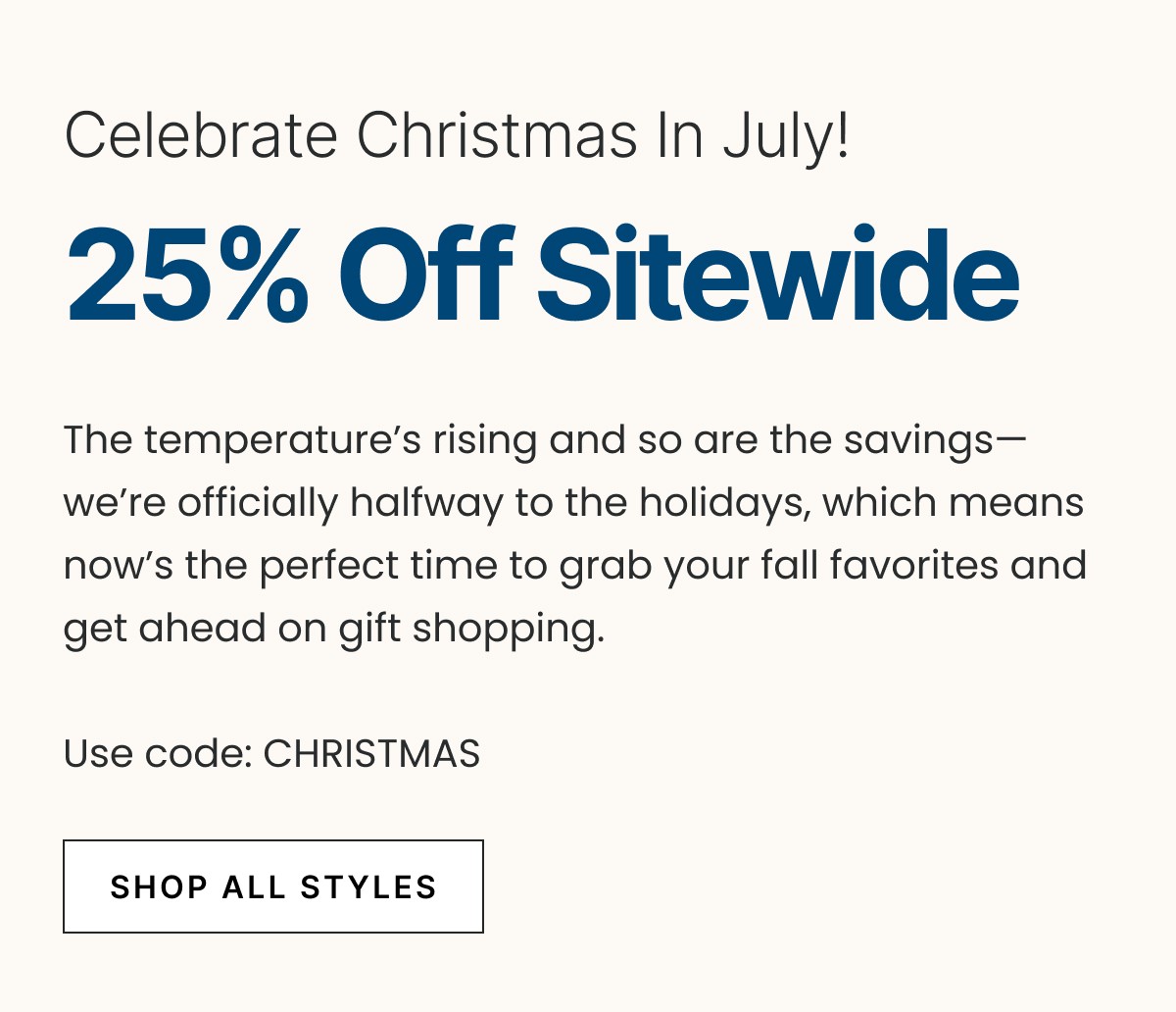 Shop All Styles >