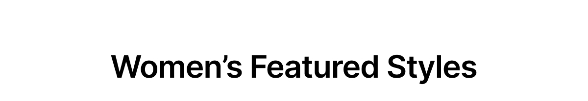 Women's Featured >