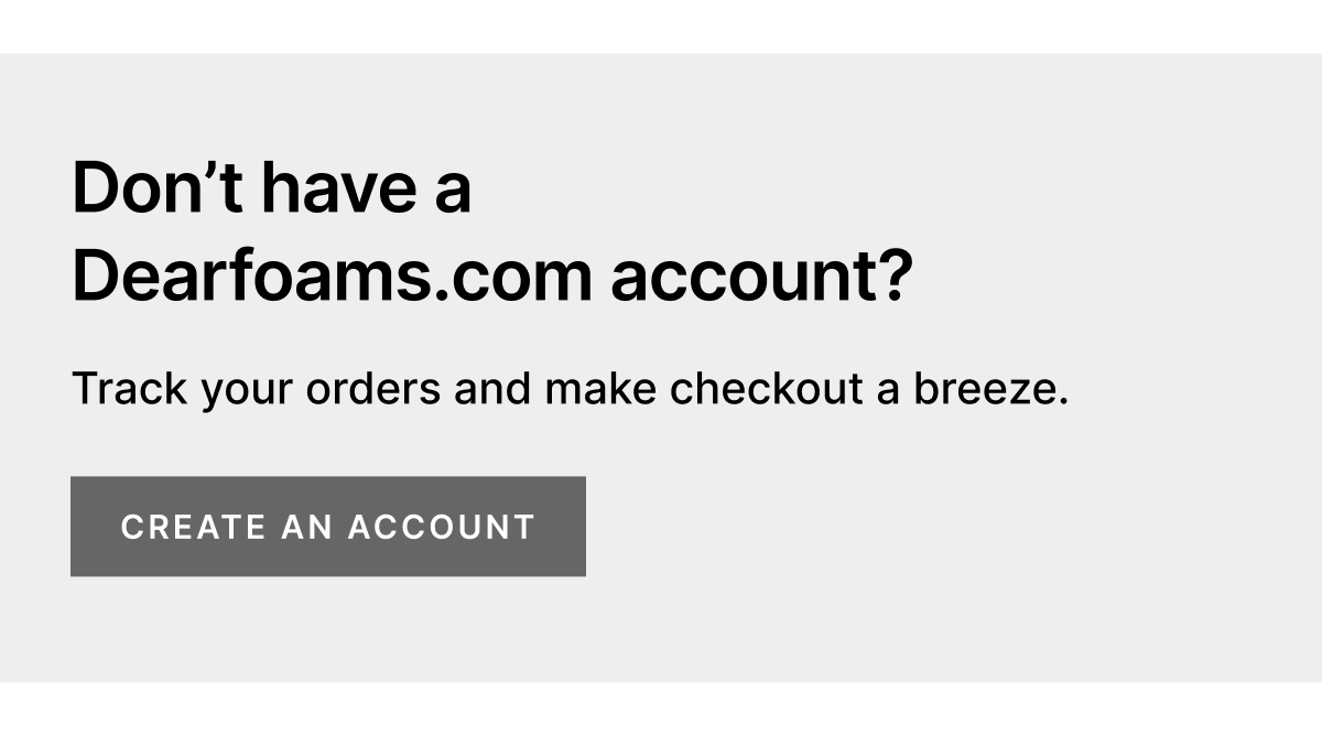 CREATE AN ACCOUNT