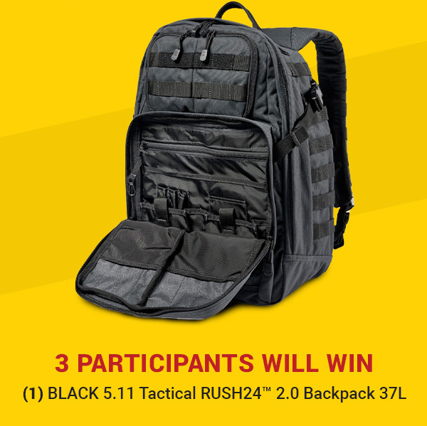 Gear Up Giveaway - Black Rush24 Bag - Enter Now
