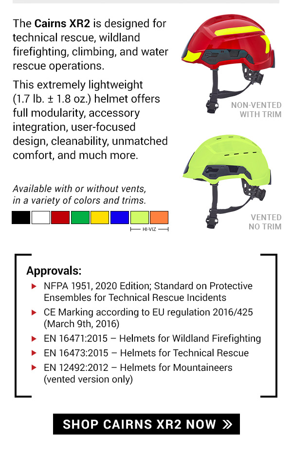 New technical rescue helmets for the modern responder The Fire Store