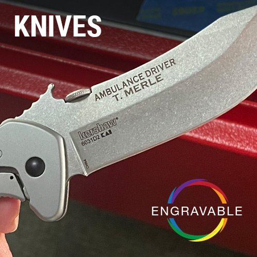 Custom Knives, Shop Now  KNIVES ENGRAVABLE AN 