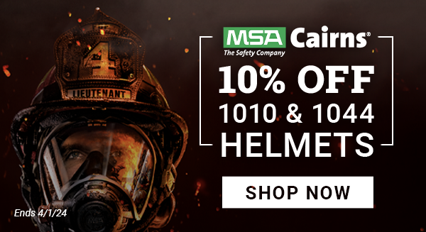 10 percent off Cairns 1010 and 1044 helmets