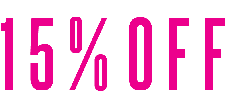 15% OFF