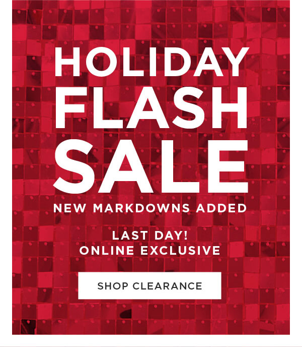 Online only. Last day! Take an extra 60% off all clearance. Shop clearance