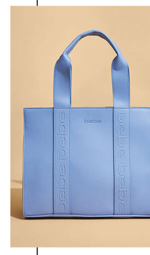 Bebe Hana Faux Leather Tote