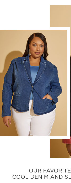 Denim Boyfriend Blazer