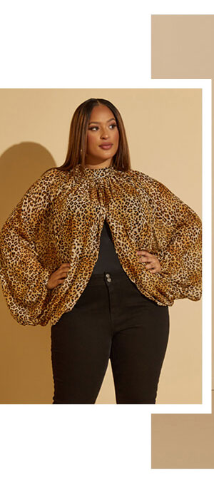 Animal Printed Shrug