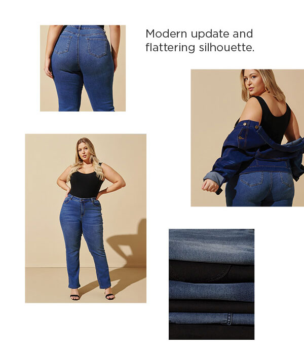 Modern update and flattering silhouette