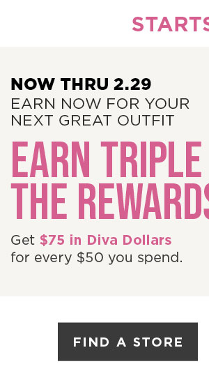 Find a store to earn diva dollars