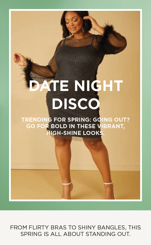 Date Night Disco. Embellished Mesh Dress