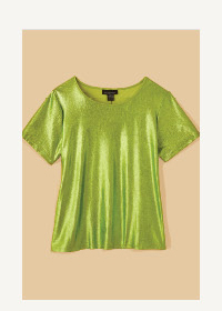 Metallic Coated Tee