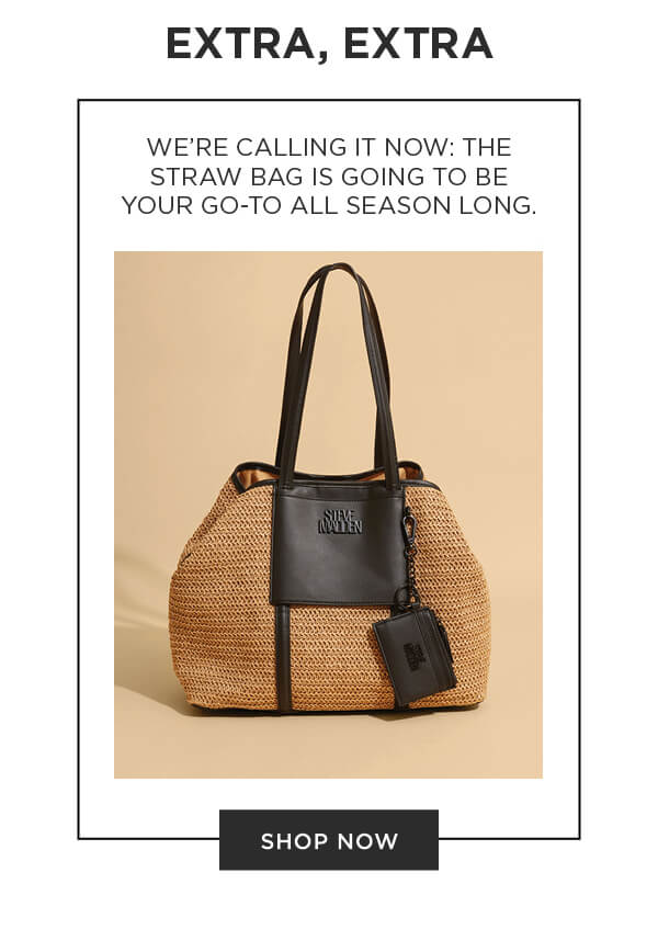 Steve Madden BKarol Straw Tote