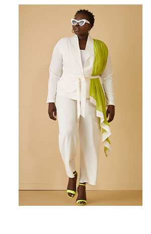 Crepe Straight Leg Trousers