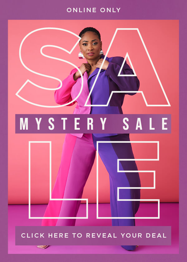 Online only. Mystery Sale.