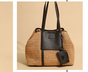 Steve Madden BKarol Straw Tote