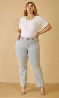 Crystal Straight Leg Jeans