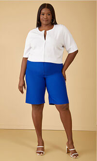 Power Stretch Twill Bermuda Shorts