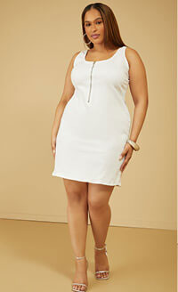 Stretch Denim Bodycon Dress