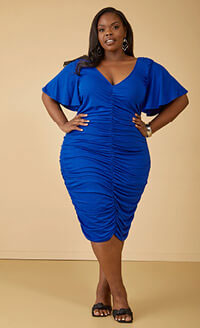 Ruched Bodycon Dress