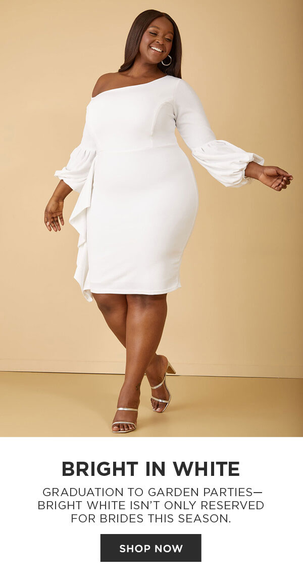 White dresses. Shop now