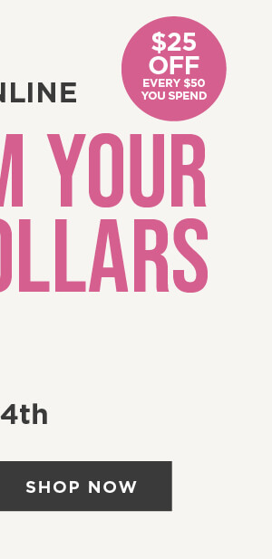 Redeem your diva dollars now through Apr 14th. Shop now