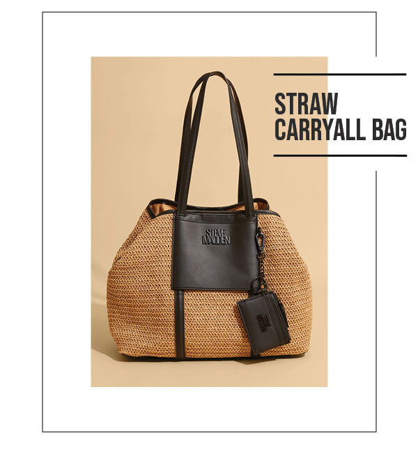 Steve Madden BKarol Straw Tote