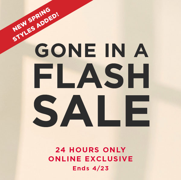 Online exclusive. Take an extra 50% off all clearance