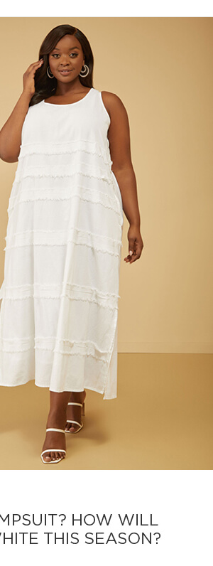 Frayed Linen Blend Maxi Dress