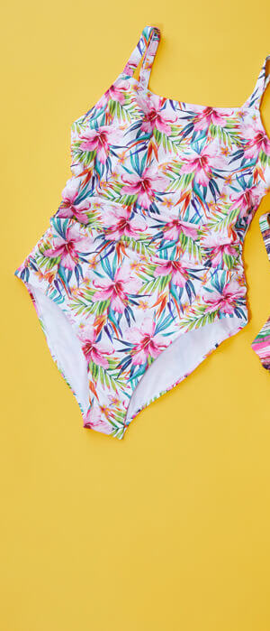 Catherine Malandrino Floral Swimsuit