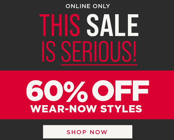 Shop 60% Off Wear-Now Styles