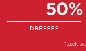 50% off dresses