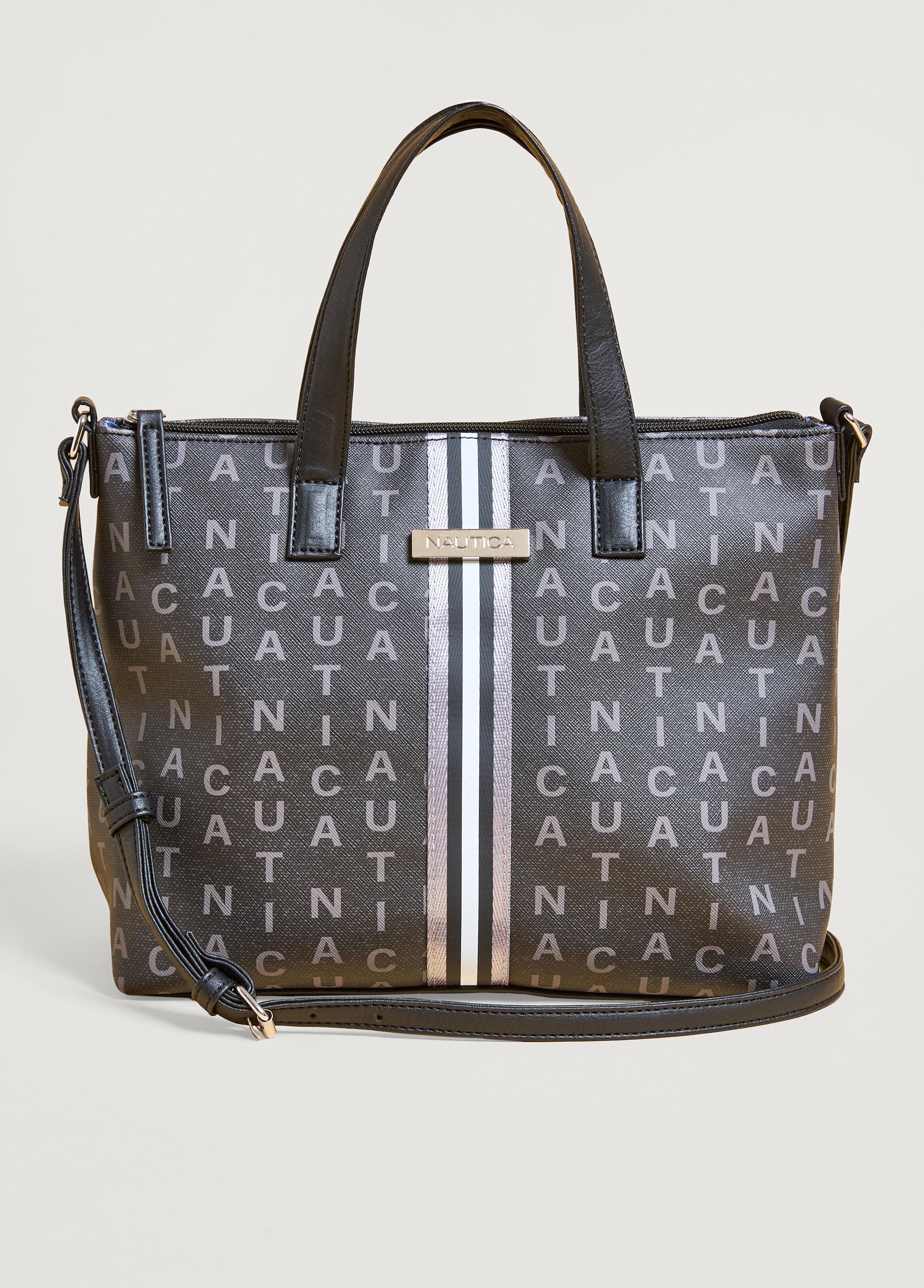 Nautica Logo Print Satchel