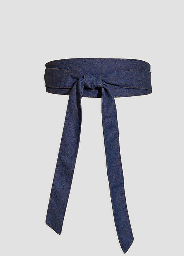 Denim Wrap Belt