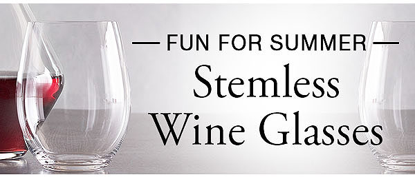 Stemless Wine Glasses - Free Shipping Over $99*