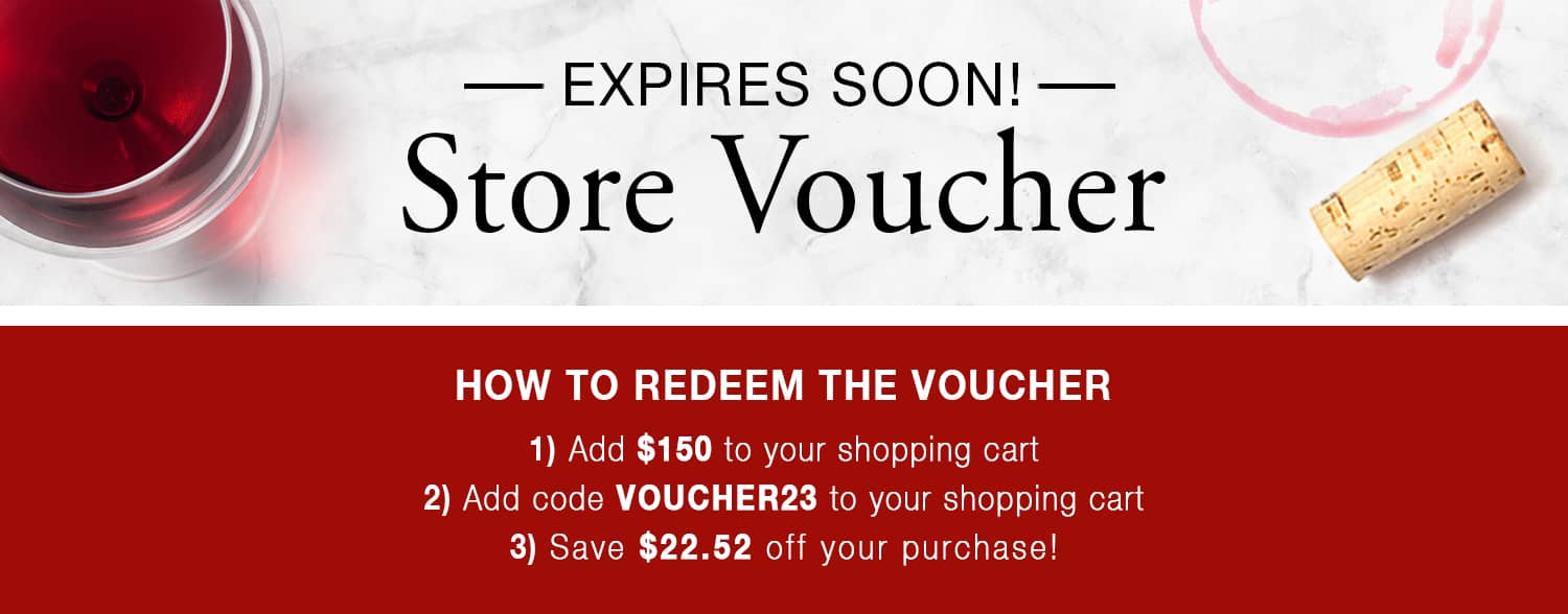 Store Voucher Expires Soon! Add $150 to your cart and use code VOUCHER23 to check out and save $22.52 off your purchase!