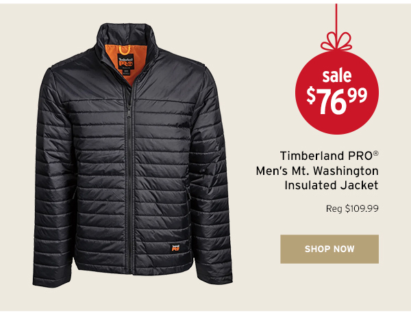 Timberland Pro Men's Mt. Washington Insulated Jacket - Click to Shop Now