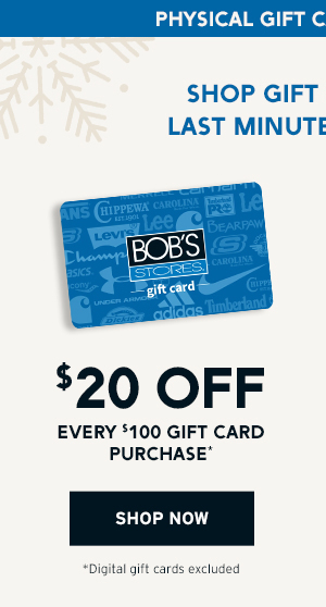 Save $20 on Every Purchase of $100 Gift Card* - Click to Shop Now (*Digital Gift Cards Excluded)