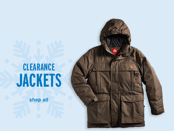 Clearance Jackets - Click to Shop All