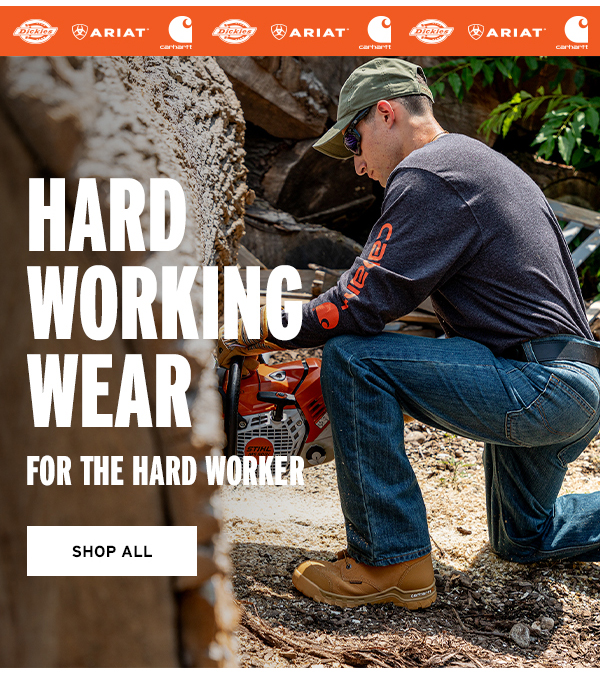 Hard Working Wear for the Hard Workwer - Click to Shop All